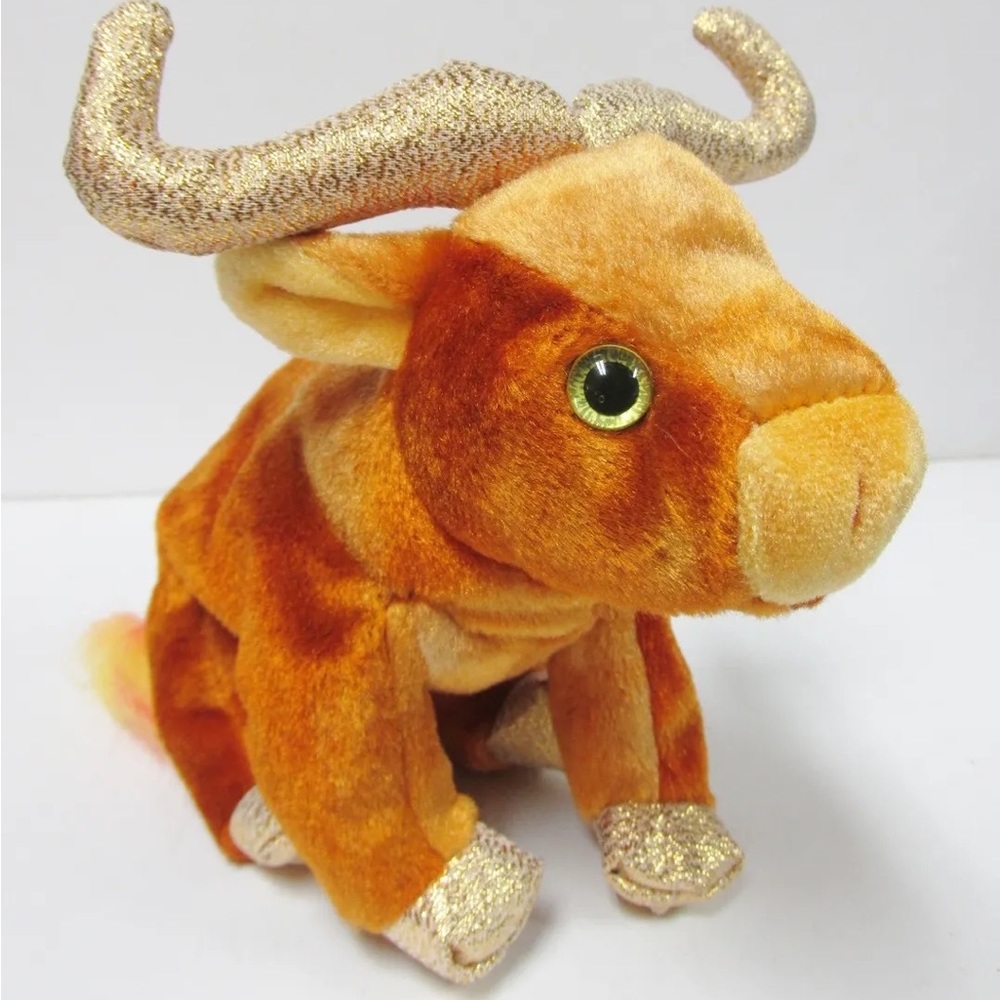 Ty Beanie Baby Chinese Zodiac Series Year 2000 of the Ox plush stuff animal